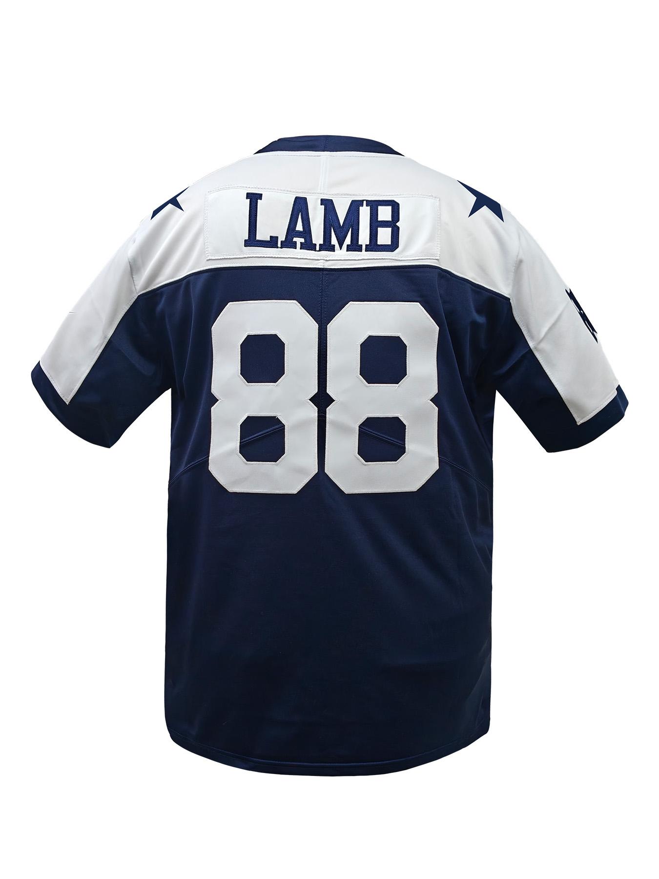 Embroidered Men's American Football Jersey Short Sleeve, Lightweight Jersey, Sweat Absorbing Rugby Jersey, Breathable T-Shirt Comfortable Sportswear