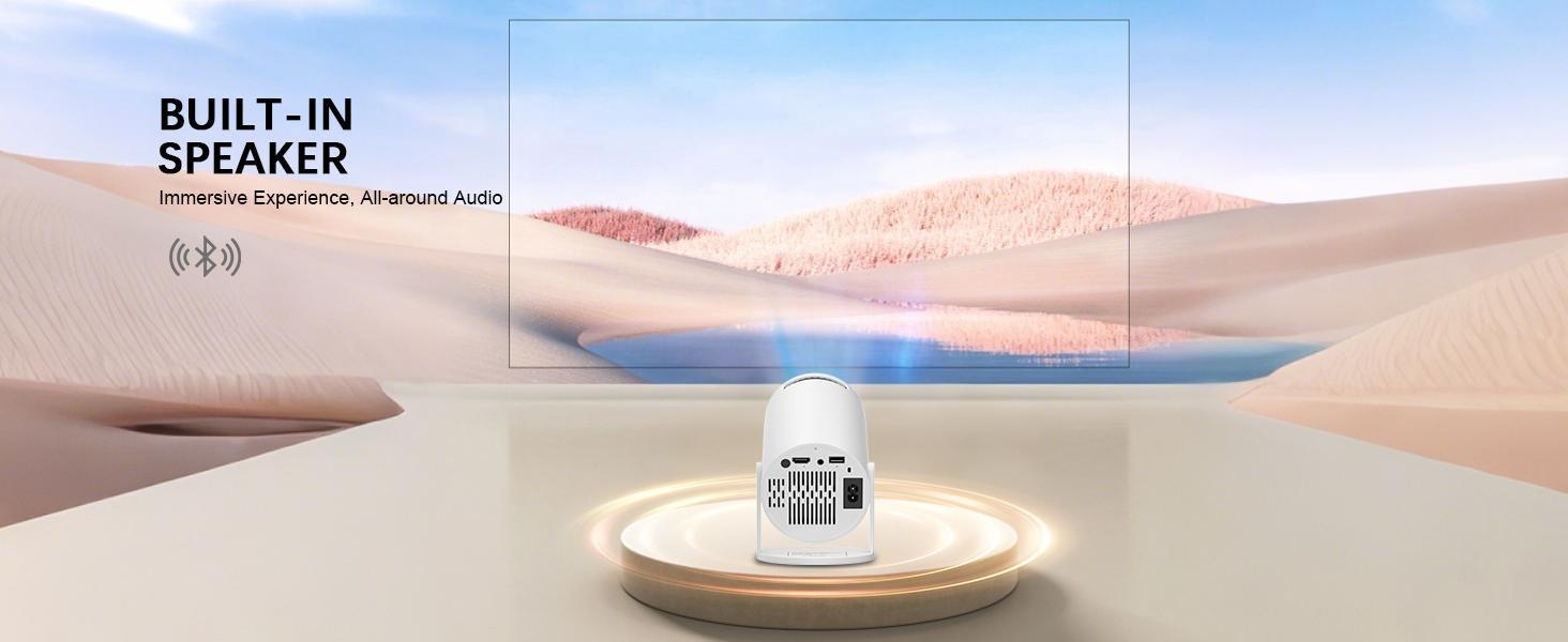 Holiday Haul XBJ Portable  Upgraded Mini Projector - 4K Decoding & 1080P Home Theater, Creative Digital Screen for Birthdays - Christmas Gift