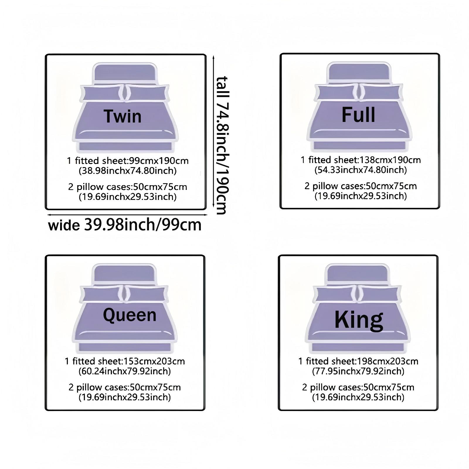 3-Piece Game Controller Bedding Set, Includes Fitted Sheet & Pillowcases, Breathable Polyester Fiber, All Seasons, Gaming Theme