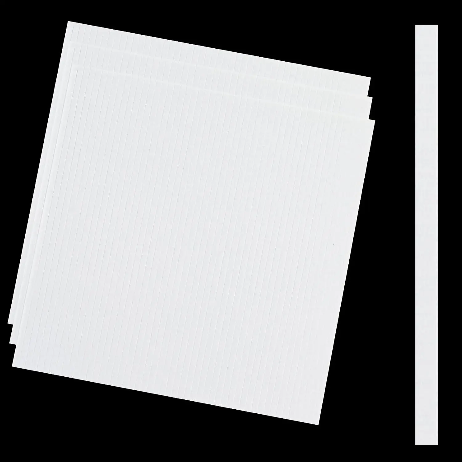 100/600 Pcs Adhesive   Strips  Tape Craft Double Sided Sticky Strips -Adhesive Tapes with Adhesive Mount for Shaker Cards, Scrapbooking Office Supplies(5.9 Inch