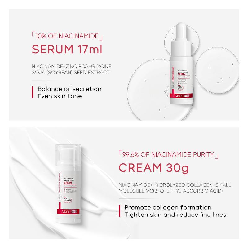 Summer Facial Skin Care Kit, 1 Count Facial Cleanser & 1 Count Toner & 1 Count Eye Cream & 1 Count Serum & 1 Count Face Cream, Multifunctional Skin Care Sets