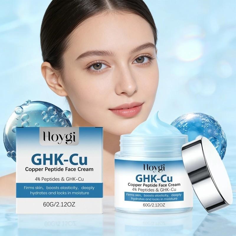 4 % Ghk-Cu Copper Peptide Cream Copper Peptide Face Cream Boost Elasticity Strengthen Skin Barrier Nourishing Firming Hydrating Moisturizing Skin Care 4 % Ghk-Cu Copper Peptide Cream Copper Peptide Face Cream Boost Elasticity Strengthen Skin Barrier Nourishing Firming Hydrating Moisturizing Skin Care
