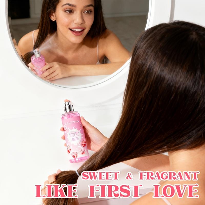 Strawberry&cream Fragrance Spray - 100ML/3.38 Fl.oz Women'S Body & Hair Perfume, Fruity & Delicious, Suitable for Various Occasions, Perfect Birthday Gift