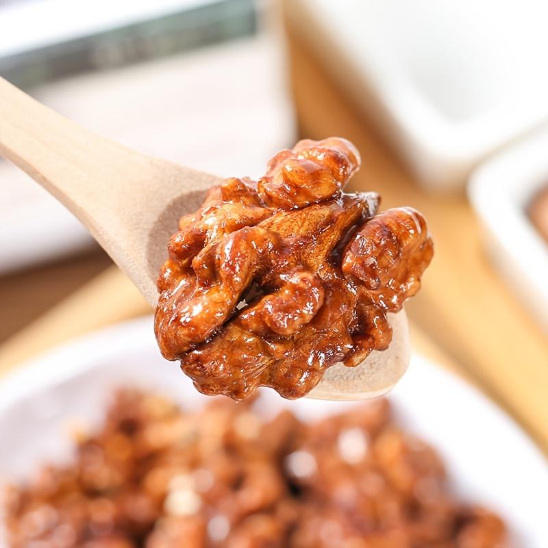 5 Bags of Honey Sweet Potato & Honey Walnut Kernels Suitable for Office Snacks, Party Treats, Camping Nuts - Sweetener, Nutritious Walnut Shells with Honey Coating, Portable for -the- Sharing (No Shelf-Life Revision)