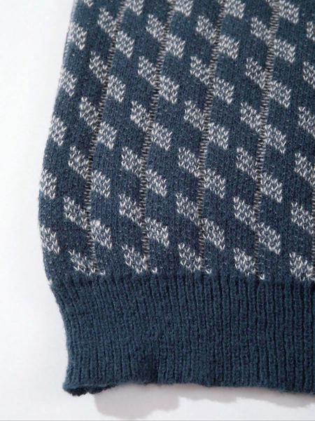 Men's Casual Vintage Jacquard Knit Sweater, Round Neck Pullover Long Sleeve Top, Knitwear, Fall & Winter Fashion, European Style