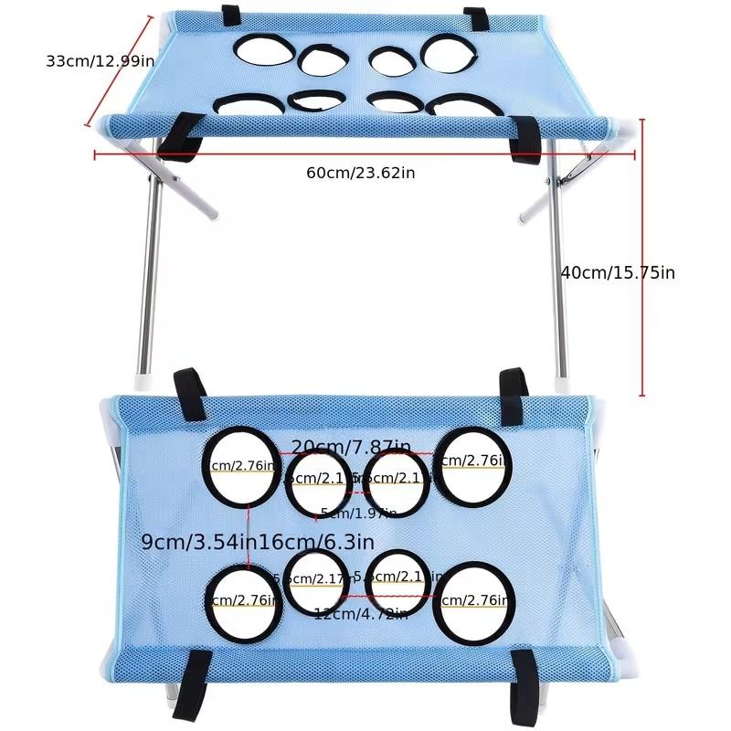 Multi-Functional Pet Grooming Hammock with Bath Support Rack, Ideal for Cat & Dog Bathing and Nail Trimming