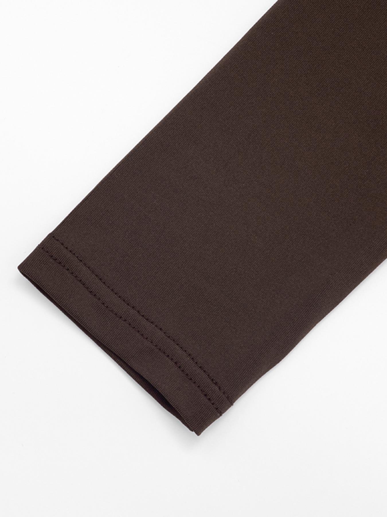 Elegant Women's Solid Color Ruched Dress, Spring & Fall Long Sleeve A-Line Gown, Perfect for Evening Events and Dates, Fit