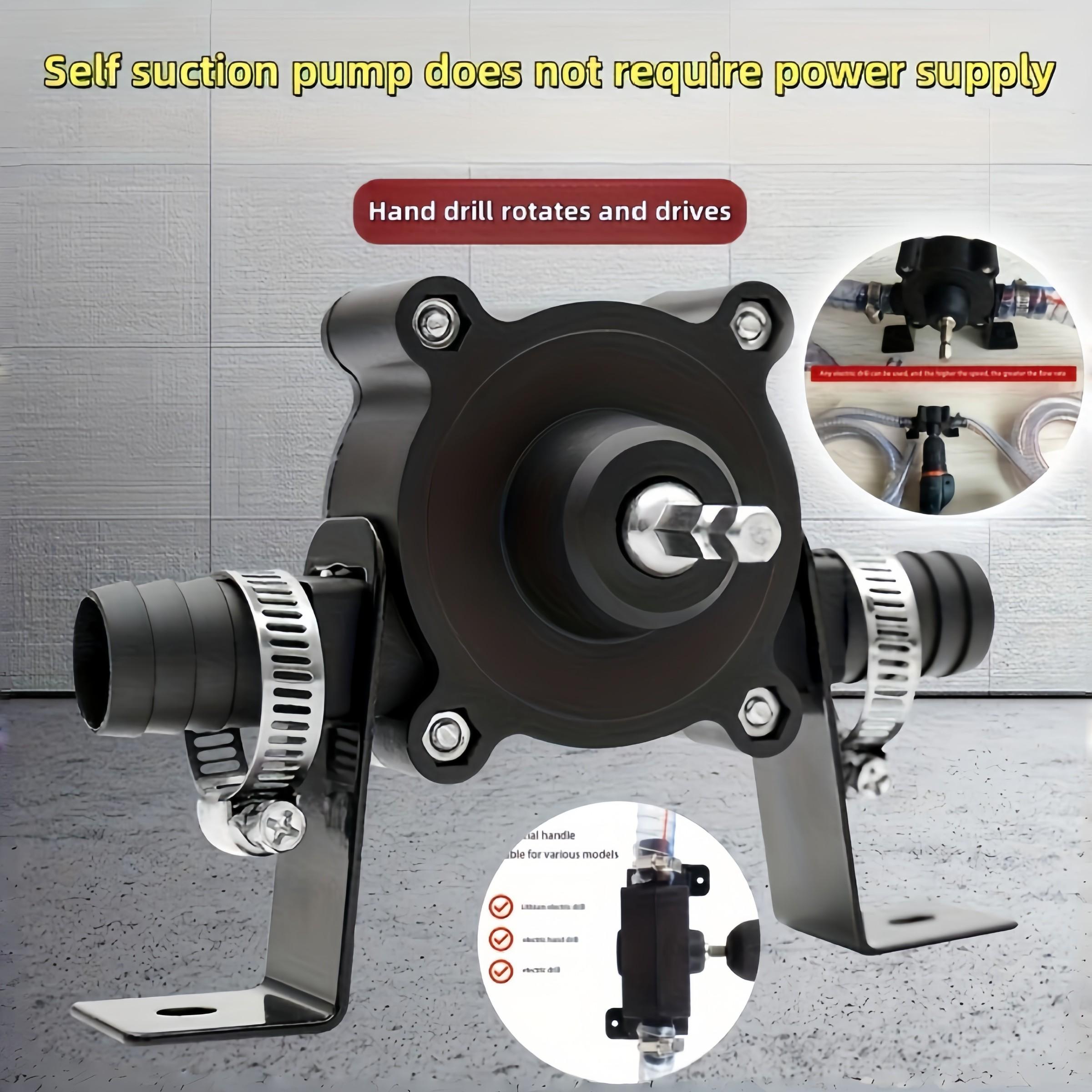 Portable Manual Liquid Pump, Durable Multi-Use Water Oil Pump, Garden Construction Agriculture Connector, Well Pond Basement Bucket Drill Electric Hand Pump, Liquid Transfer Pump, Handheld Pump
