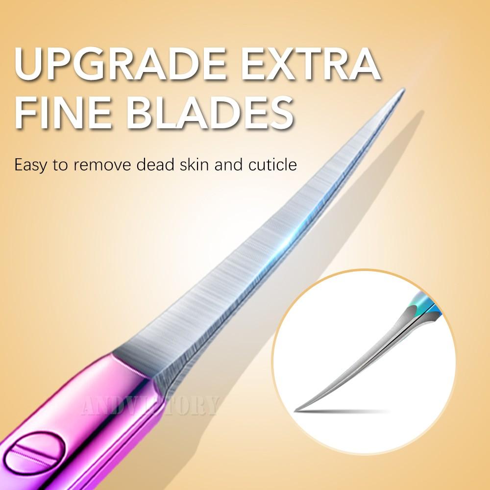 Russian Style Nail Clipper with Exfoliating Function, Curved Head Design, Professional Stainless Steel, Ideal for Nail Care and Art Tools