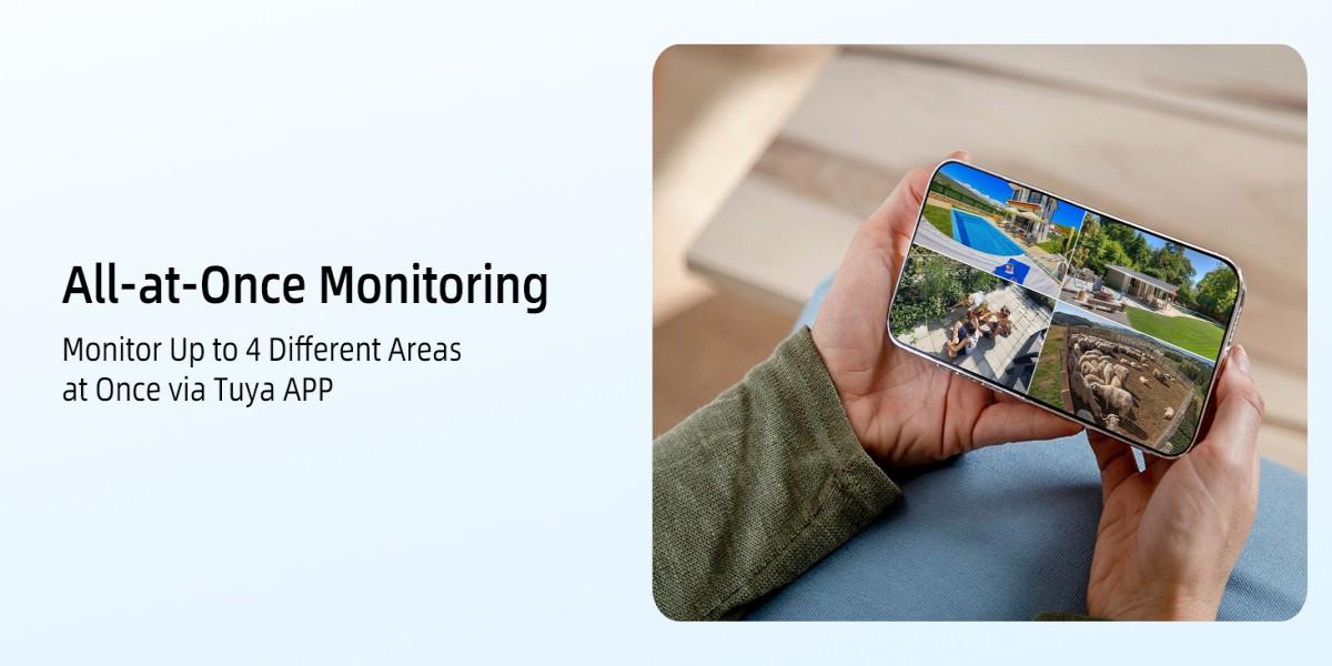 2K Smart Solar Camera, Wall-Mounted Night Vision Camera, Two-Way Audio WiFi Camera, Wireless Outdoor Waterproof, 7500mAh Camera, Mini Solar Camera, Subscription-Based AI Face Recognition/Vehicle/Pet Detection, Supports Cloud Storage, SD Card, TF Card