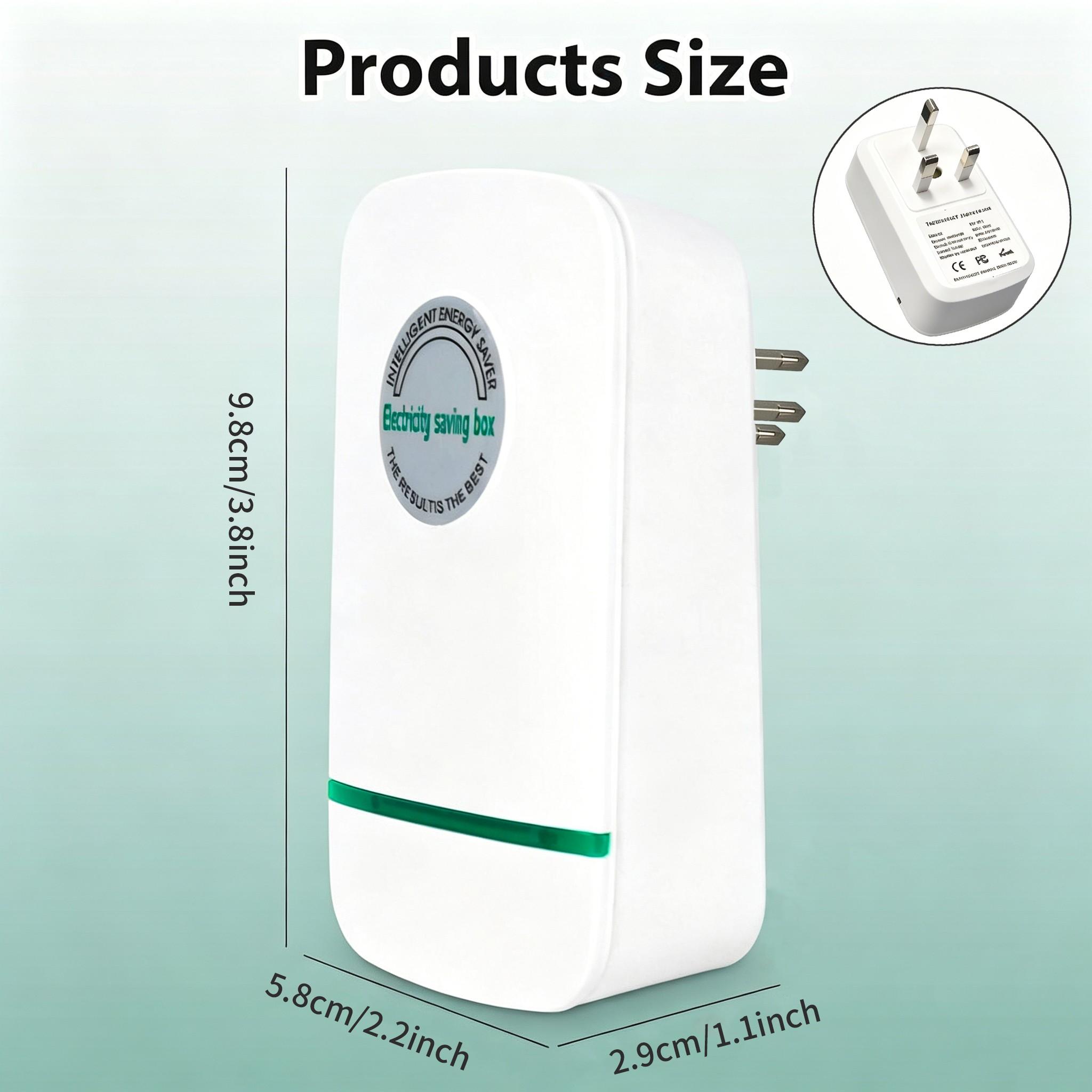 Smart Energy-Saving Plug, Universal Power Saver for Home and Office, Durable Voltage Stabilizer, Safe and Efficient Energy Conservation Device