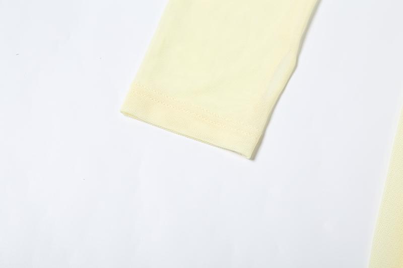 DOUCIU Summer Bachelorette Party Sexy Hot Personality Cool Mature Women'S Thin Mesh See-Through Mini Hip Wrap Dress