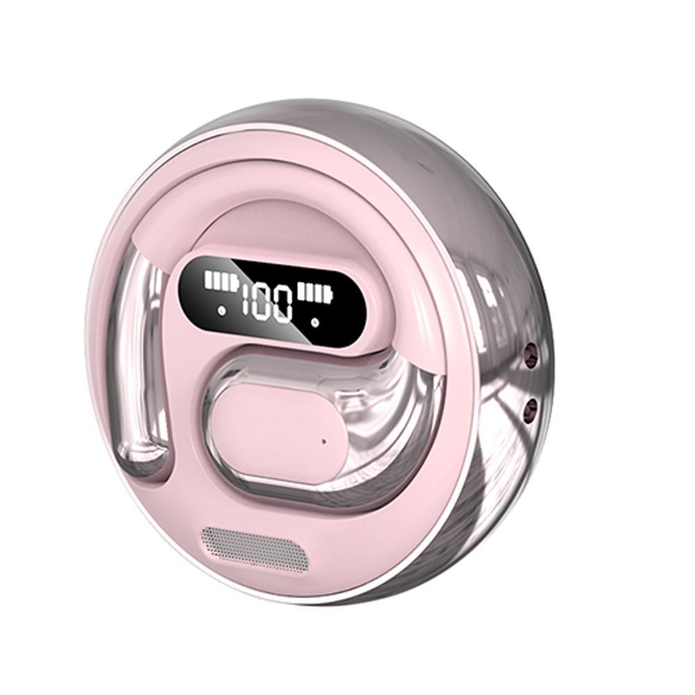 PAVUN Open Ear Headphones Outside The Ear Wireless Ear Hanging Bluetooth Headset,built-in microphone,LED power display,Ows Over The Ear Open Ear Buds Earbuds Outside The Ear Headphones Bone Air Conduction Earbuds