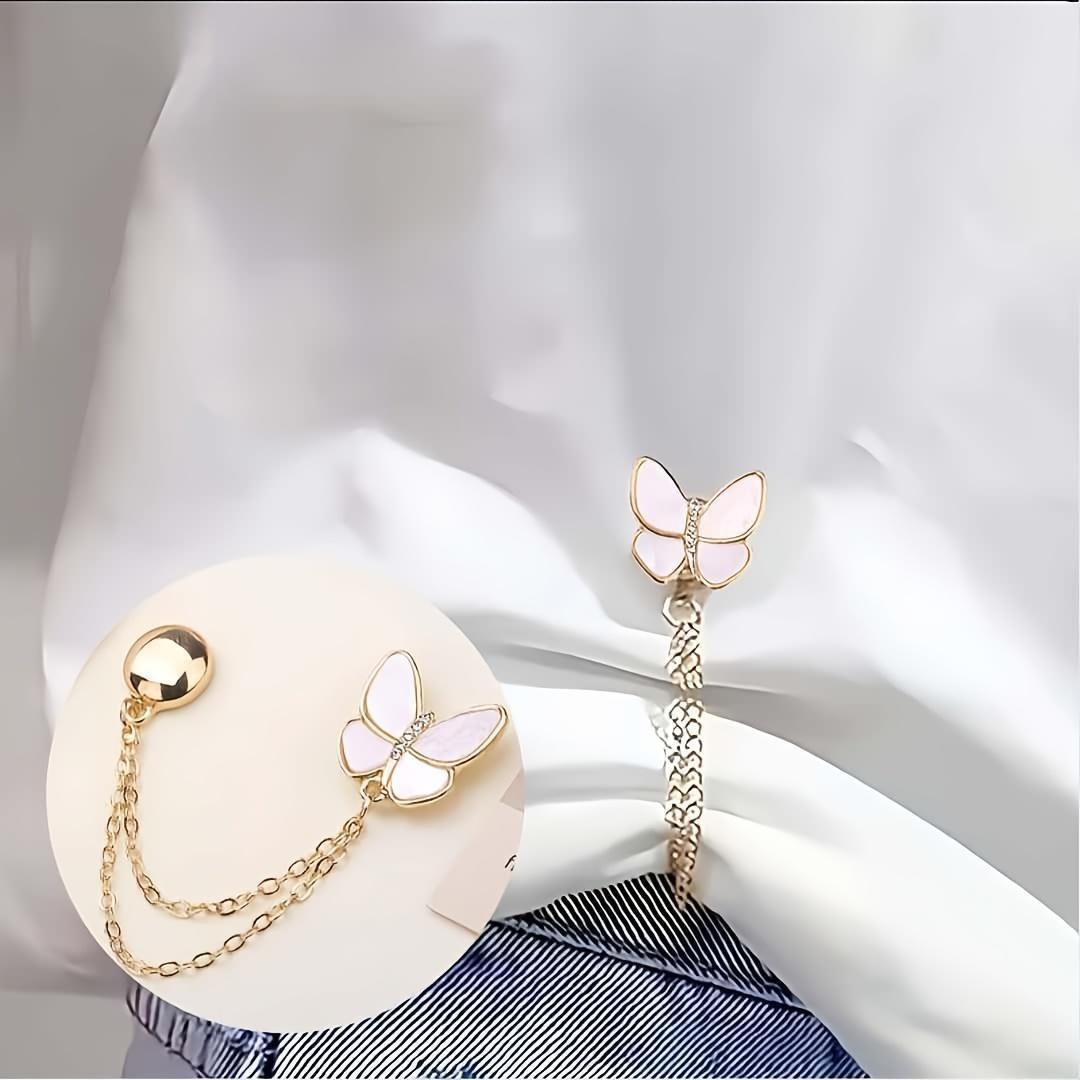 3Pcs Textured Adjustable Clothing Buckles, Versatile Pants Hem Shortening Clips & Anti-Drag Jean Leg Adjusters, Cuff Fixing Clips for Clothing Styling, Perfect Holiday Gift