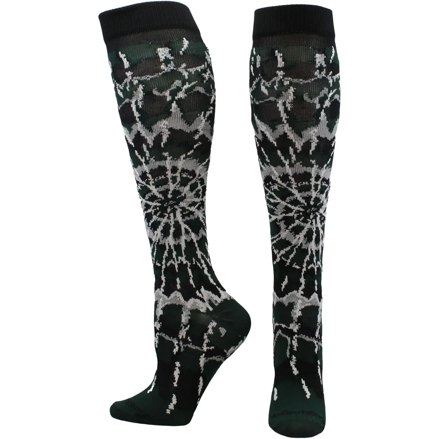 Dark Green/Black/White