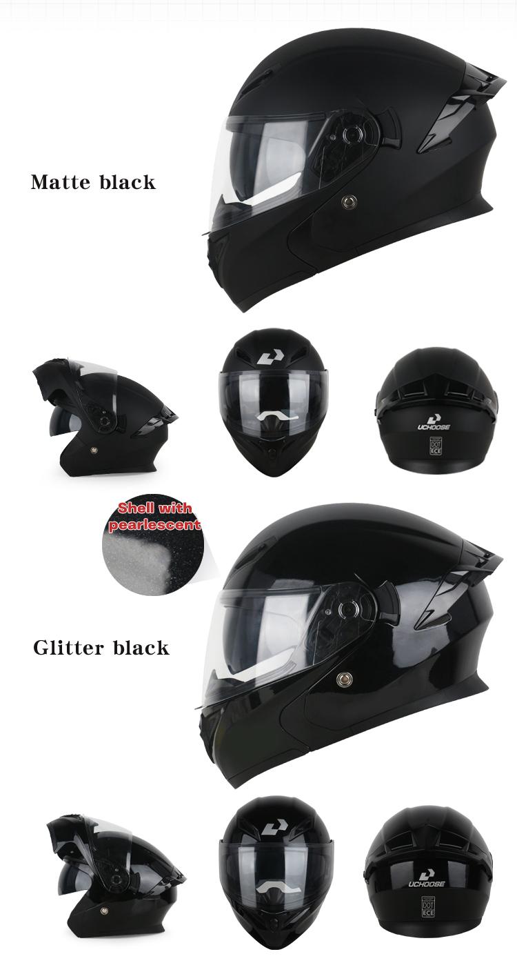 Motorcycle Face Helmet Dual Lens Design New Color Starry Sky Unisex Stylish Gift Christmas Present Motorcycle Helmets