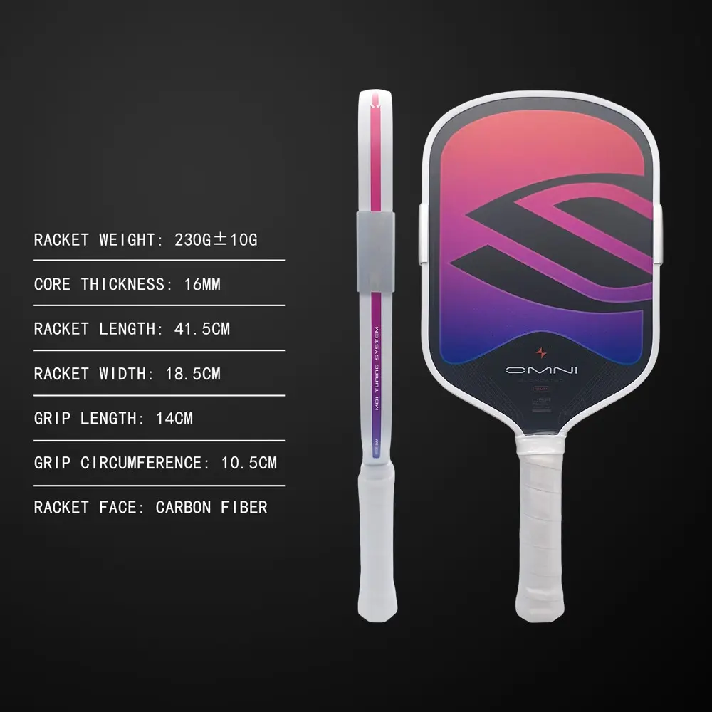 2026 New Generation Pickleball Paddle, Sek Omni 16mm Epp Foam Core, T700 Carbon Fiber, High Elasticity, Usapa Certified Professional Paddle
