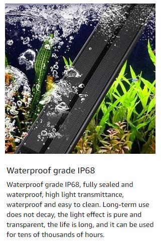 hygger Aquarium Programmable LED Light， for 12~55in Long Full Spectrum Plant Fish Tank Light with LCD Setting Display,with Timer Auto On/Off and  7 Colors, Sunrise Sunset Moon and DIY Mode，for Novices Advanced Players