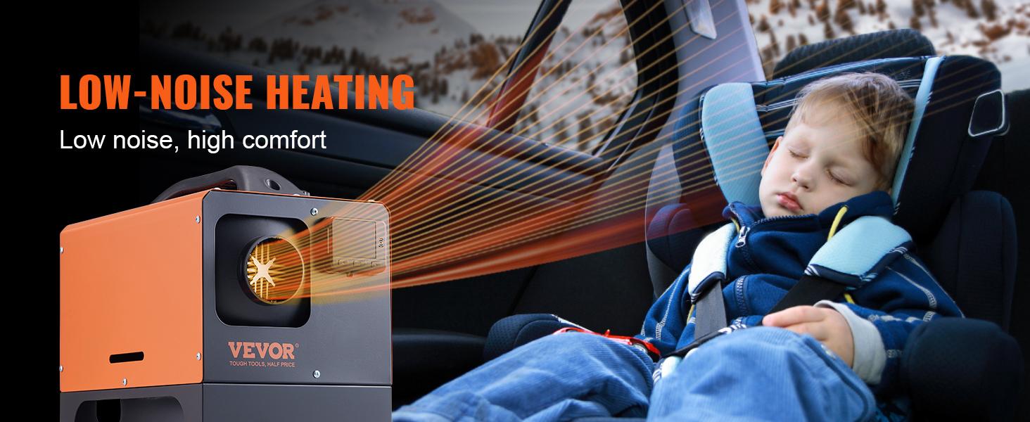 VEVOR Diesel Air Heater All-in-one 12V 5KW LCD Remote Control for Car RV