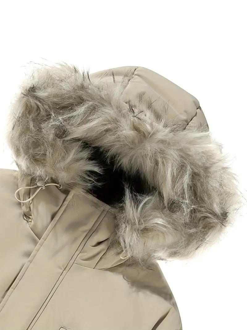 Men's casual loose version of warm jacket, fashion hooded long coat, autumn and winter warm and thick parka, men jackets for winter