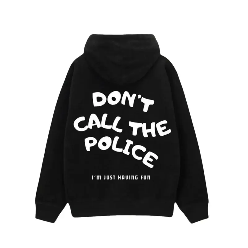 Autumn and winter Dont Call The Police Hoodie Motorcycle Hoodie - Casual Hoodie for Men and Women - Soft Cotton Comfortable Everyday Wear sweatshirt Prints