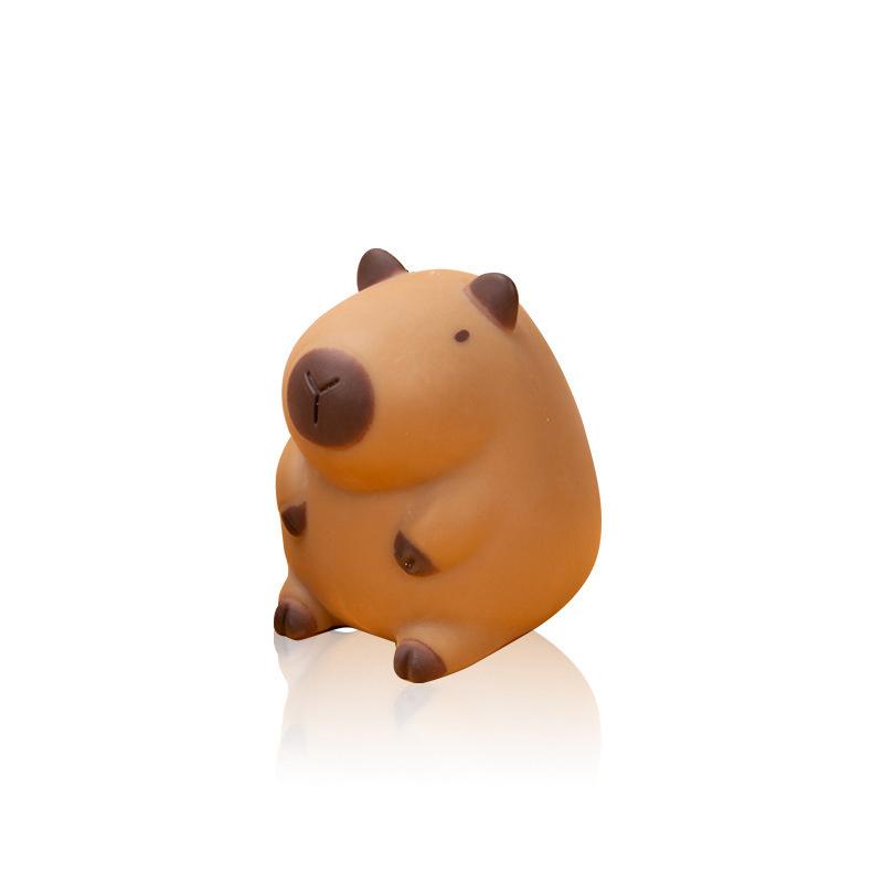 Kawaii Capybara Squeeze Toy Anti Stress Adult Toys Pinch TPR Soft Decompression Stress Reliever Toys For Kids