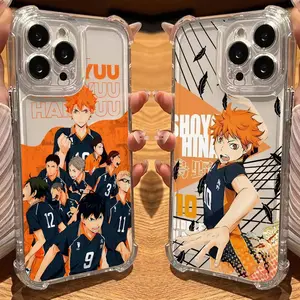 Anime Haikyuu Oya Volleyball Phone Case for iPhone 17 16 15 14 13 12 11 Pro Max X Xs XR  Anti Fall Transparent shockproof Soft silicone Back Cover
