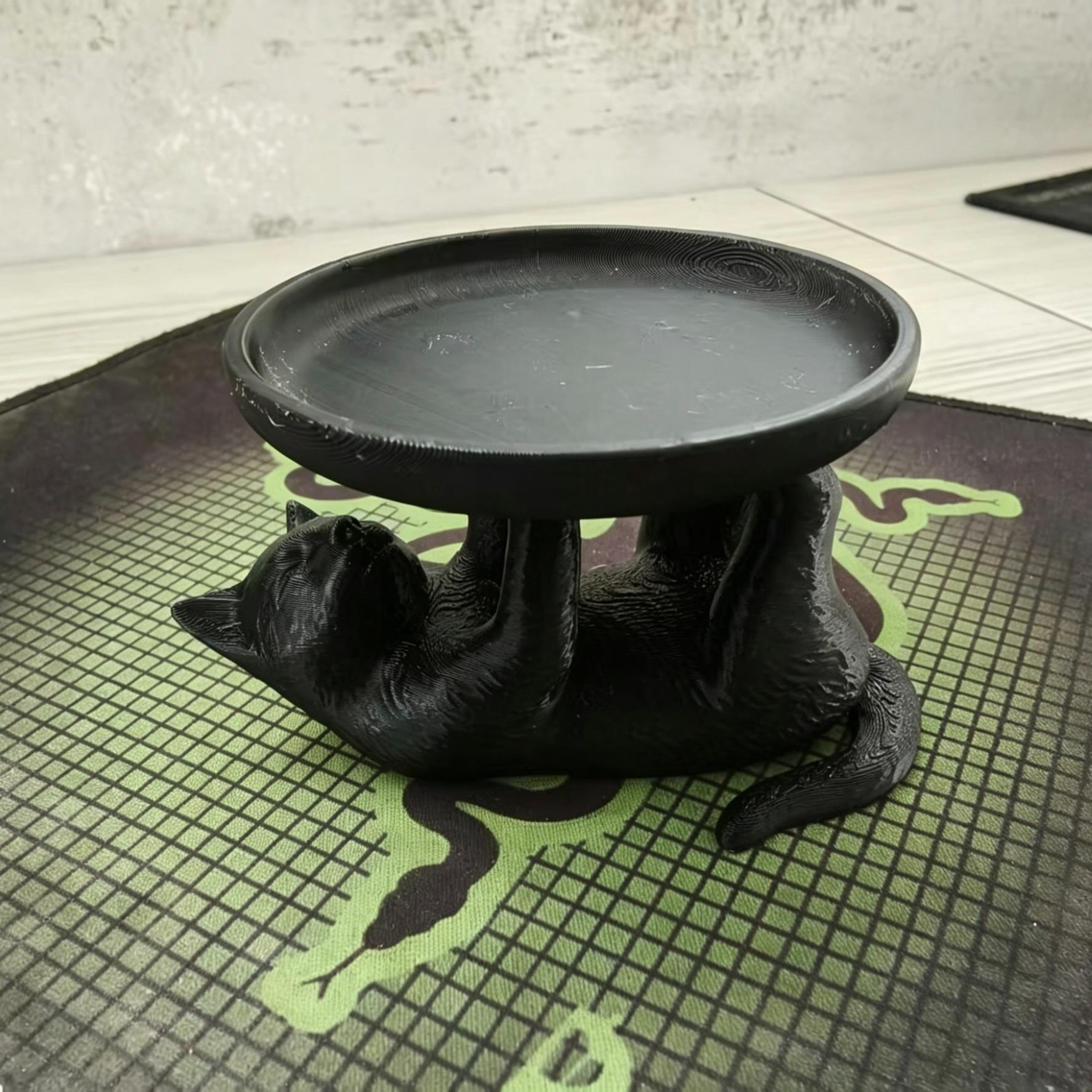 3D Printed Fun Cat Jewelry Tray, Perfect for Rings and Watches, Unique Storage Solution, Ideal for Organizing Your Accessories