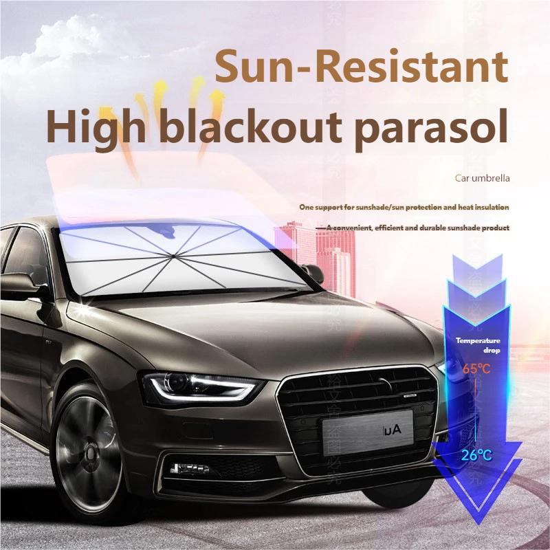 Foldable Car Windshield Umbrellas, Sun Shade Umbrella for Front Windows, Suitable for Windshields of Various Car Models (Large) Foldable Car Windshield Umbrellas, Sun Shade Umbrella for Front Windows, Suitable for Windshields of Various Car Models (Large)