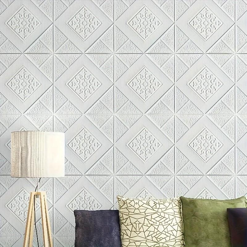 Self-Adhesive Pineapple Wallpaper, Ceiling Renovation Sticker, Accent Wall Peel and Stick, Wall Decor for Kitchen Living Room Bedroom, Hallway Wall Decoration, Pattern