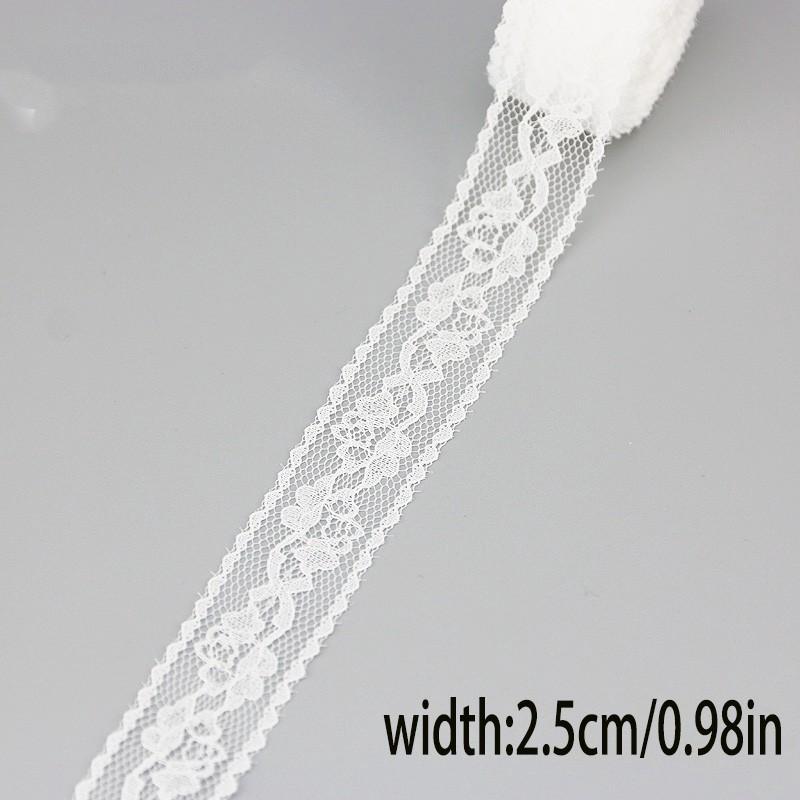 4.5m Lace Trim Roll, Multiple Styles, Ideal for Crafts and Decor, Sewing Accessories, Perfect for DIY Projects, Tablecloths, Curtains
