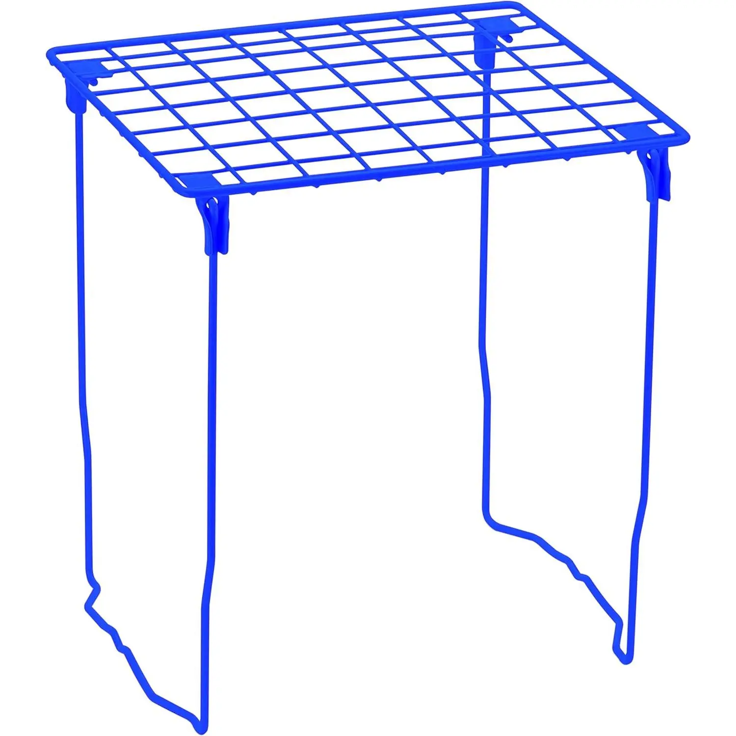 Stac-A-Shelf Stackable Locker Shelf, Extra Tall, Blue