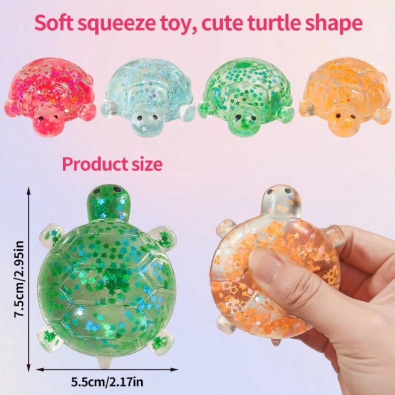 Sensory Soothing Toys, Shiny Squeeze Turtle, Stress Relief Balls, Soft Anti-Anxiety Toys, Sensory Stress Reliever, Sensory Fidget Tools, Party Snacks, Birthday Gifts, Gift Box Fillers