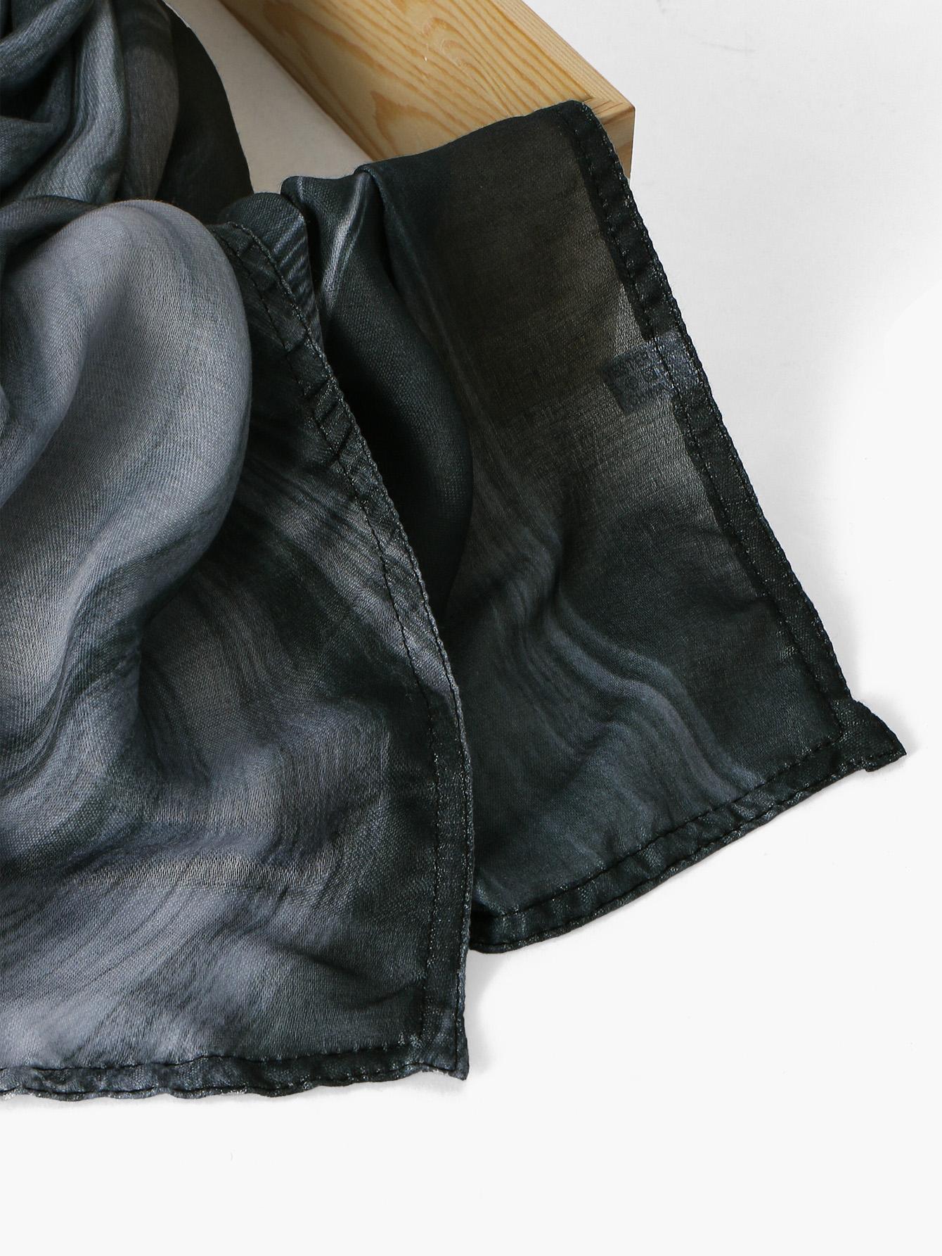 Women's Soft Fabric Long Scarf, Hijab, Head Scarf, Wave Texture Design, Comfortable Wear, Stain Resistant Dark Color, Ideal for Ramadan & Daily Use