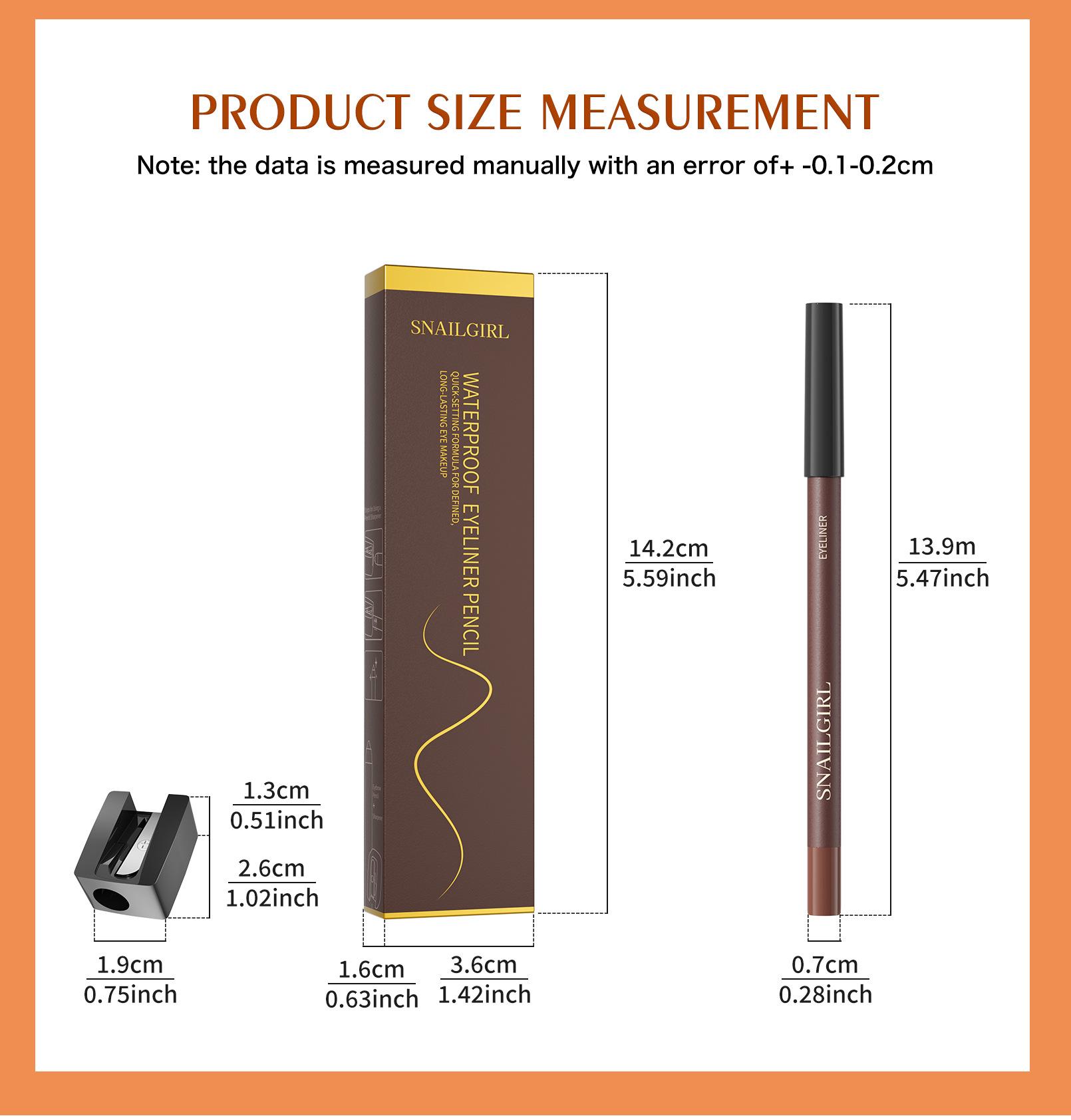 24-hour waterproof eyeliner, retractable eyeliner, smooth eyeliner gel pen