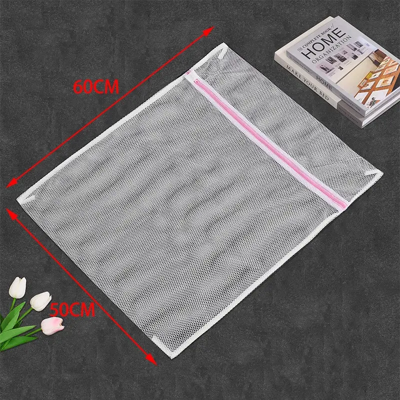 Say goodbye to laundry troubles Mesh laundry bag with zipper, suitable for lightweight clothing, washing machine protection bag, organize and store laundry supplies, Christmas gift, Laundry Mesh Wash Bags