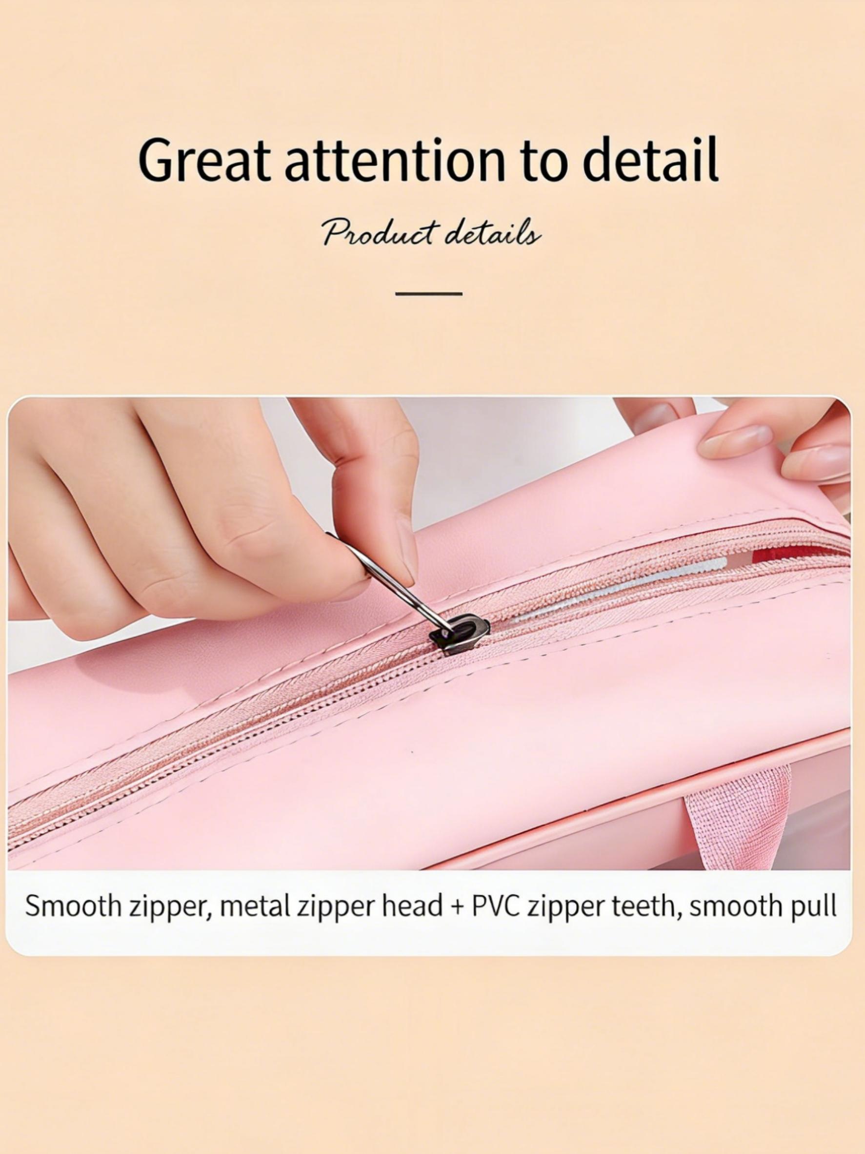 Double Layer Makeup Bag, Multi-Functional Large Capacity Travel Cosmetic Bag, Portable New Color Handbag, High-End Wash Bag