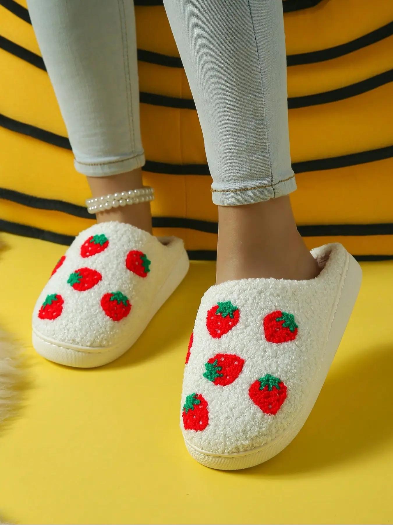 Women's Teddy Bear Dog Slippers, Fall & Winter Warm Cotton Slippers, Non-Slip Rubber Sole, Casual Indoor Footwear, Fashionable Design