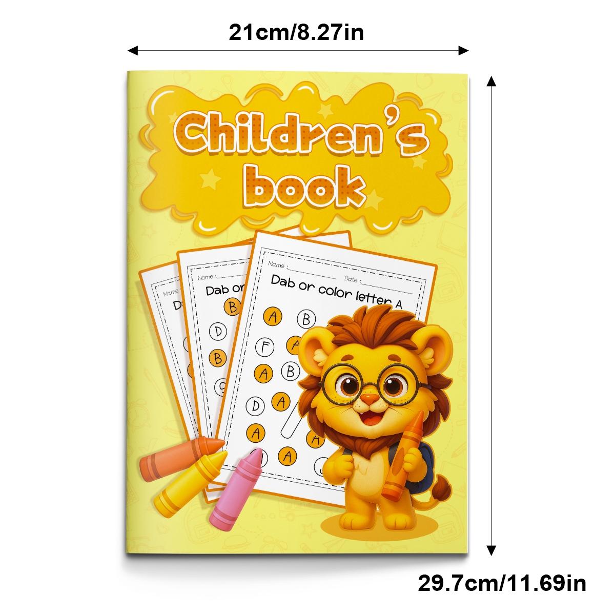 Kids’ Alphabet Handwriting Practice Book – Learn Uppercase and Lowercase Letters, Trace ABCs, Improve Pencil Control to Build Early Literacy Skills for Preschool, Pre-K, Kindergarten and Home Learning