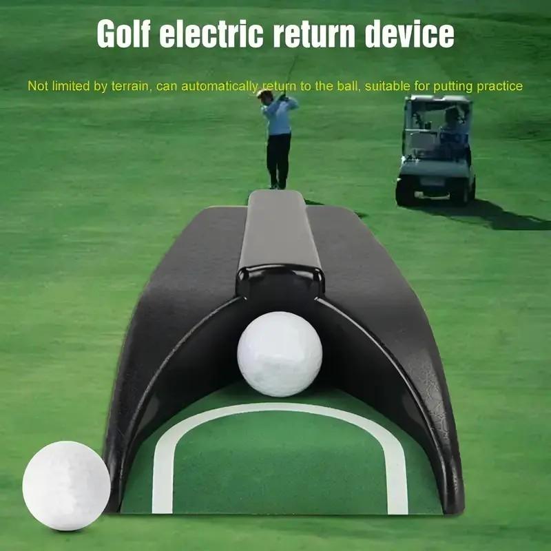 Golf Automatic Ball Return Practice Machine, Portable Golf Training Aid, Swing Practice Equipment, Ideal for Golfers at All Levels