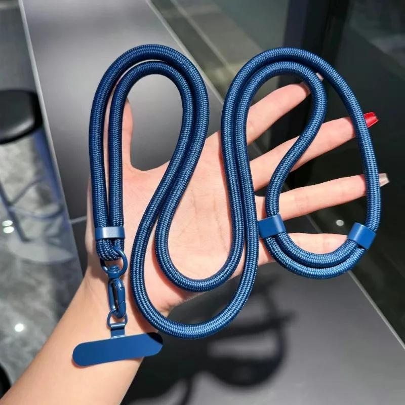 Adjustable Mobile Phone Strap Lanyard Crossbody Phone Lanyards Neck Rope with Patch for iPhone Cell Phone Hanging Cord Strap