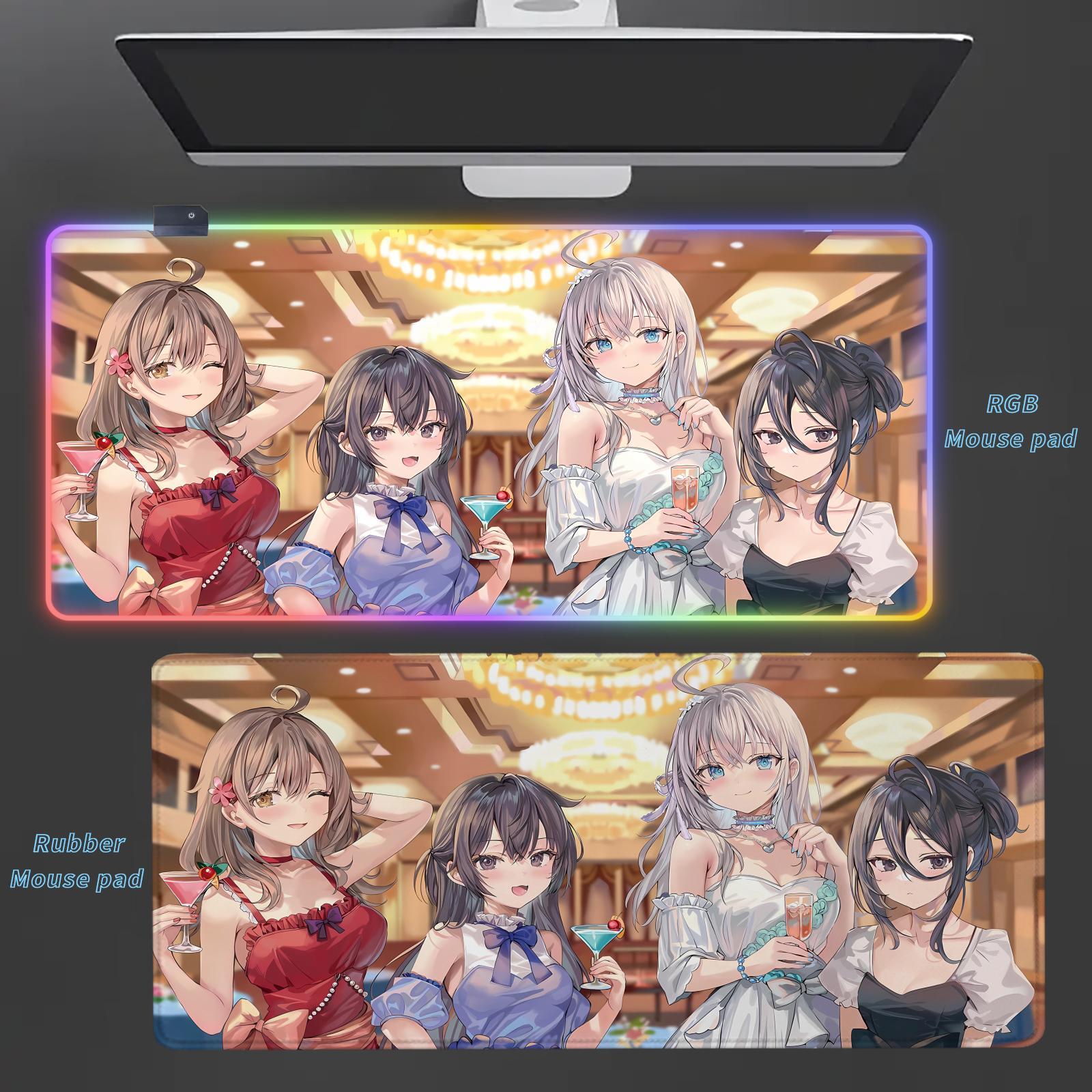 Alya Sometimes Hides Her Feelings in Russian  Mouse Pad Anti-slip rubber base, high-definition mouse pad suitable for PCs, computers, and workspaces - an ideal gift for gamers and anime fans, durable play mat for tech enthusiasts, Anime Mousepad