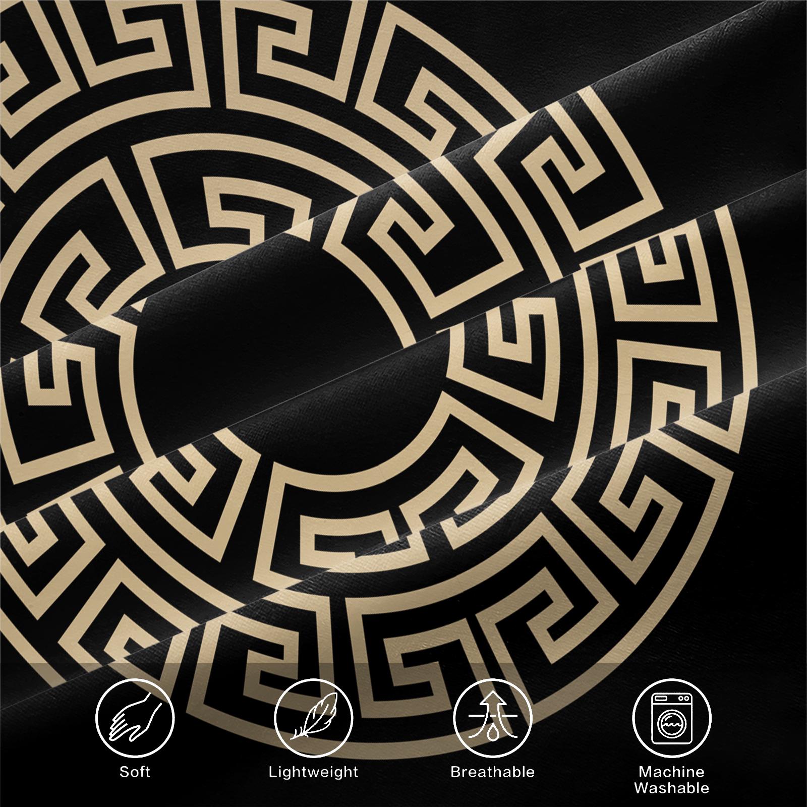 3 Pcs Solid Color Geometric Pattern Fitted Sheet Set,Includes 1 Fitted Sheet & 2 Pillowcases without Filler,Minimalist style, vintage and sophisticated look, soft and comfortable, Soft Bedding Sheet,Suitable for all seasons,Multiple styles available.