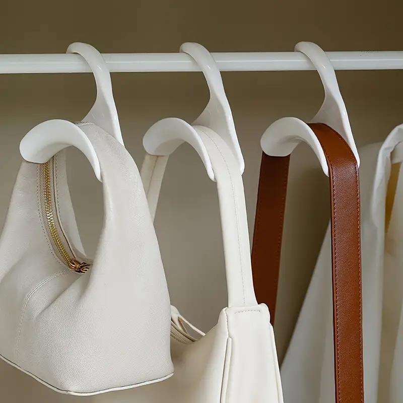 Shoulder Bag Hook, Foldable Purse Hook, 10pcs Space Saving Folding Bag Hanger, Bag Organizer, Bag Storage Hook, Home Organizer for Bag, Belt, Scarf, Hat, Holder