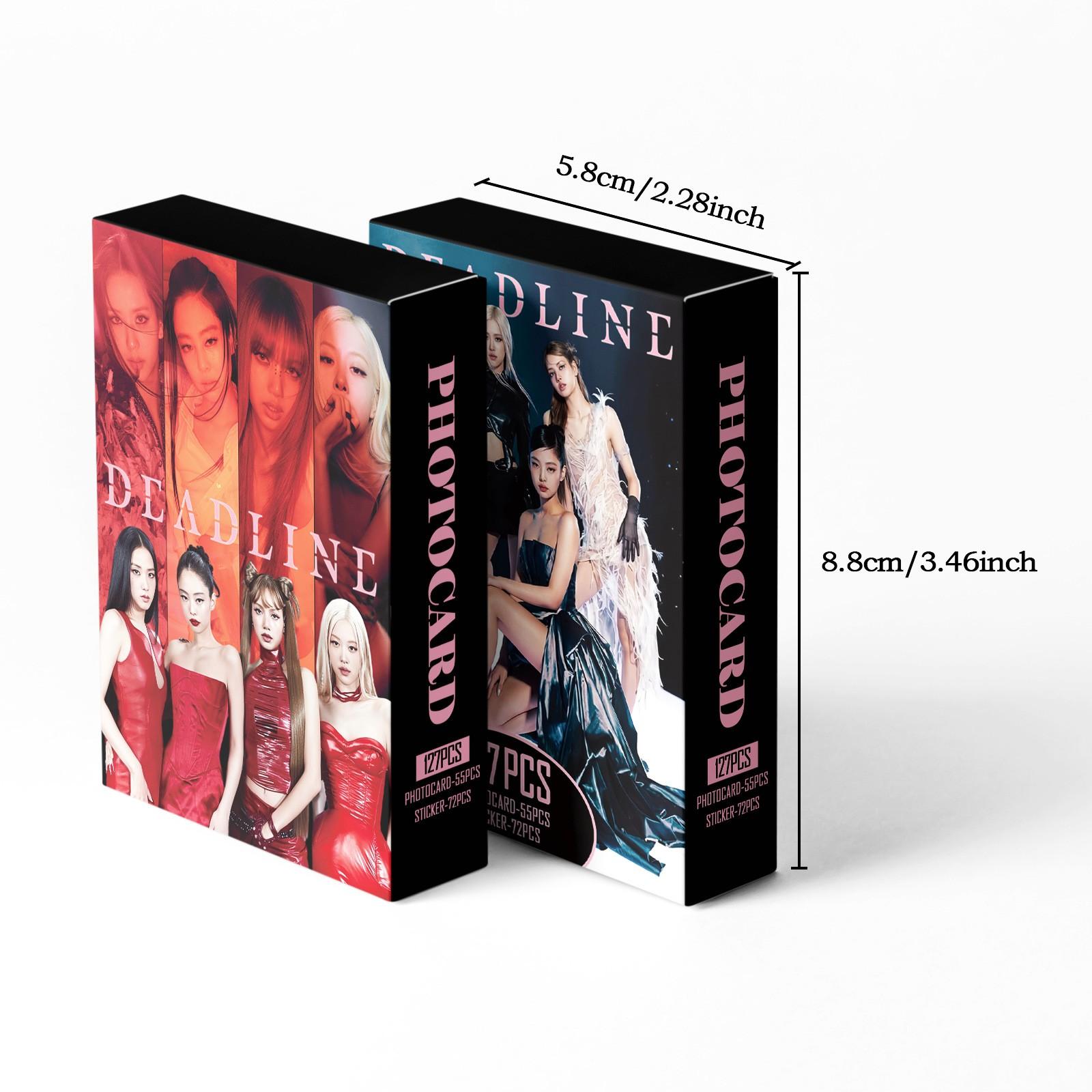 127 New K-Pop Girl Group Cards, Deadline Style High-Definition Laminated Collectible Cards, Fan Support Memorial Card Set