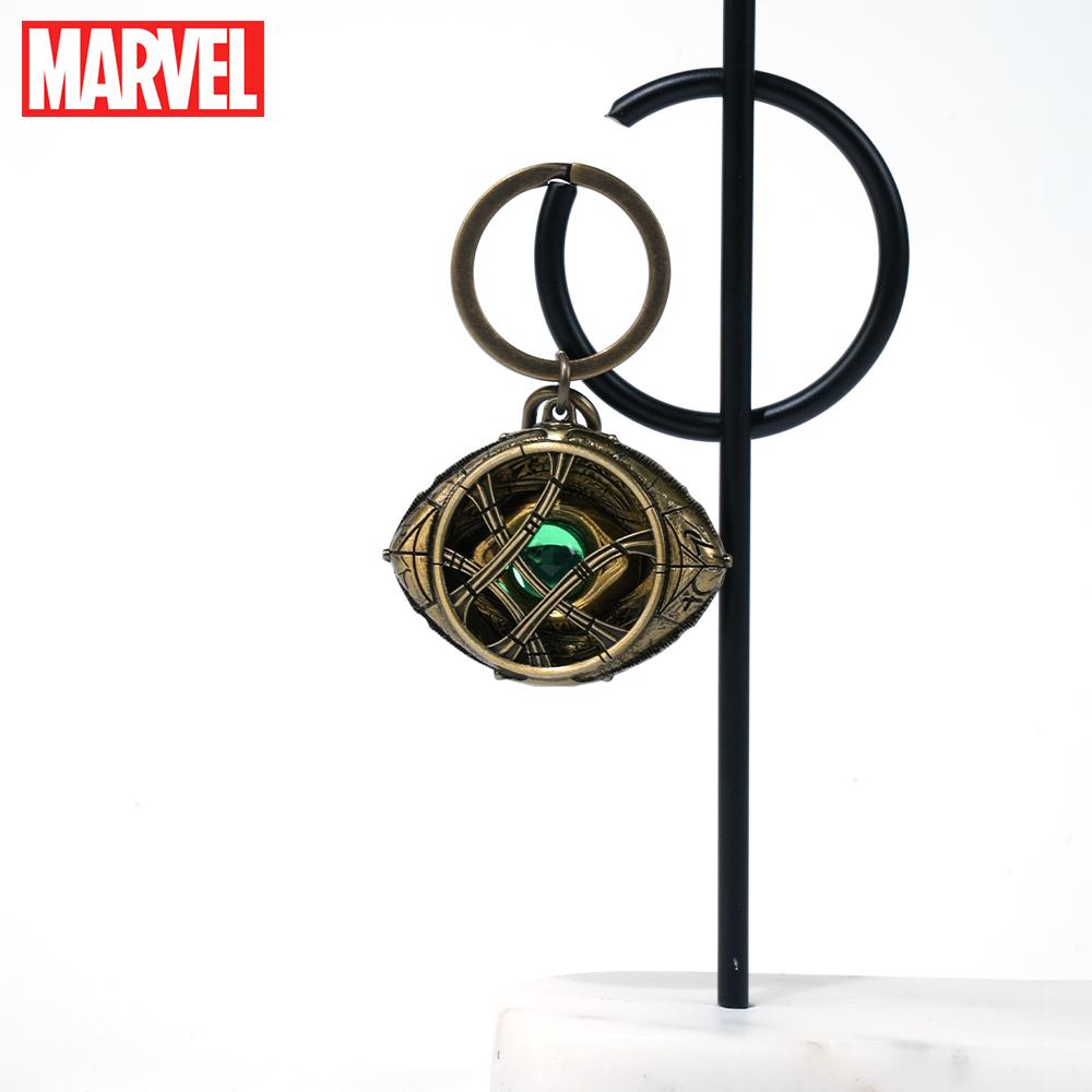 1pc Marvel officially licensed Doctor Strange in the Mad Multiverse Eye of Agamotto Purple Bronze Metal Keychain a handsome decoration that can be hung on your backpack keys a cool Party Birthday gift for Marvel Fans and Friends