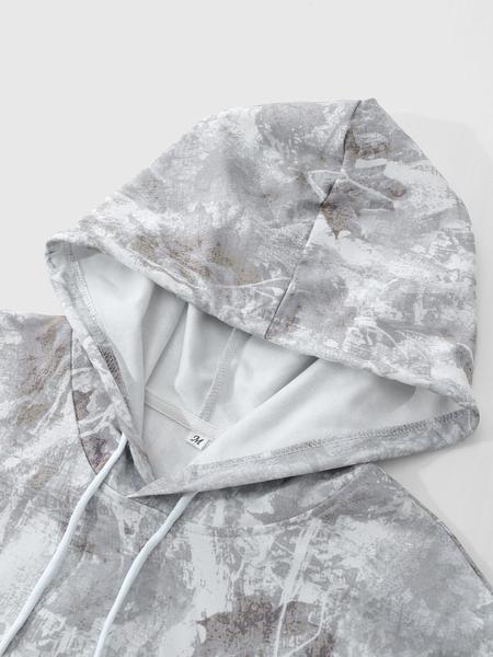 Jesus Is King Unisex Casual Graphic Hoodie, Branch Print Long Sleeve Loose Fit, Fall Fashion Street Style Womenswear