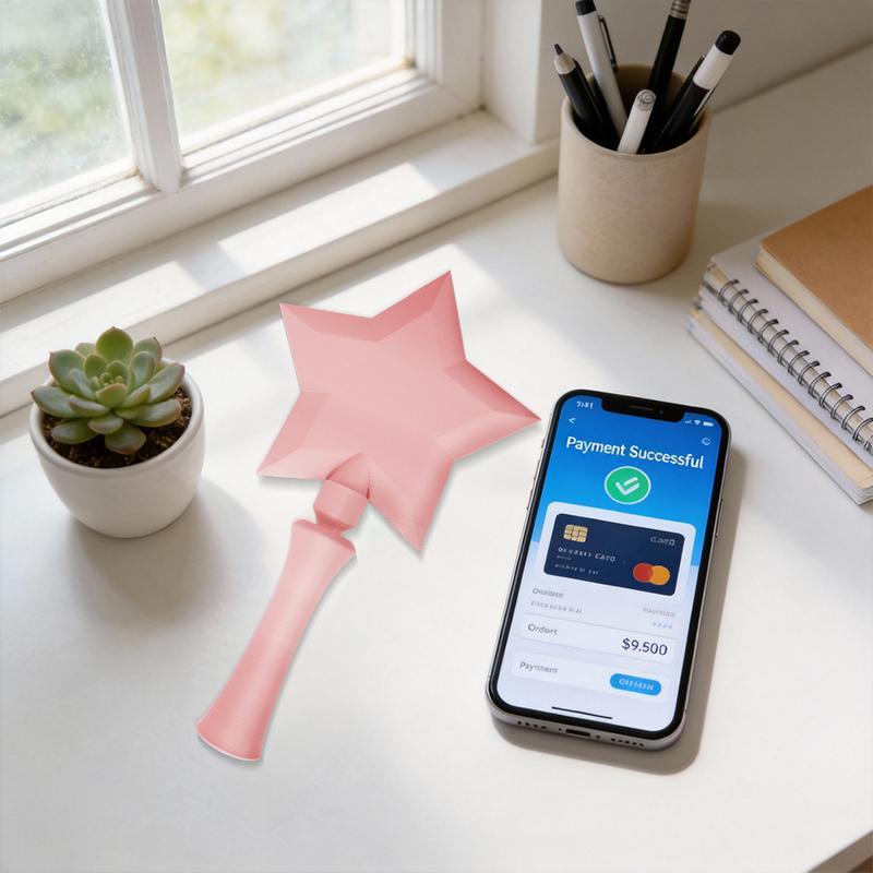 3D Printed Tap to Pay Magic Wand - Multi-Color Starlight NFC Contactless Credit Card Holder, Portable Creative Fairy Tale Payment Accessory