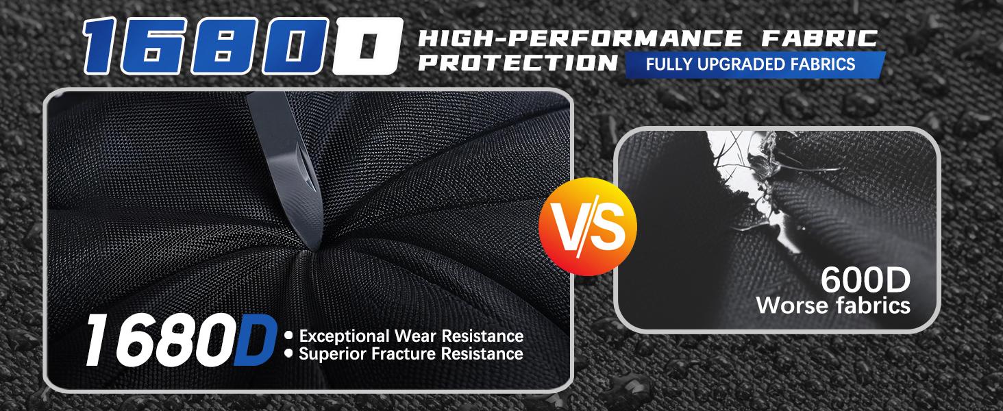 UNIHIMAL Soft-Sided Golf Travel Bag Cover with Wheels, 1680D Material with Padded Head and Leather Accents, Foldable Travel Golf Bags for Airlines