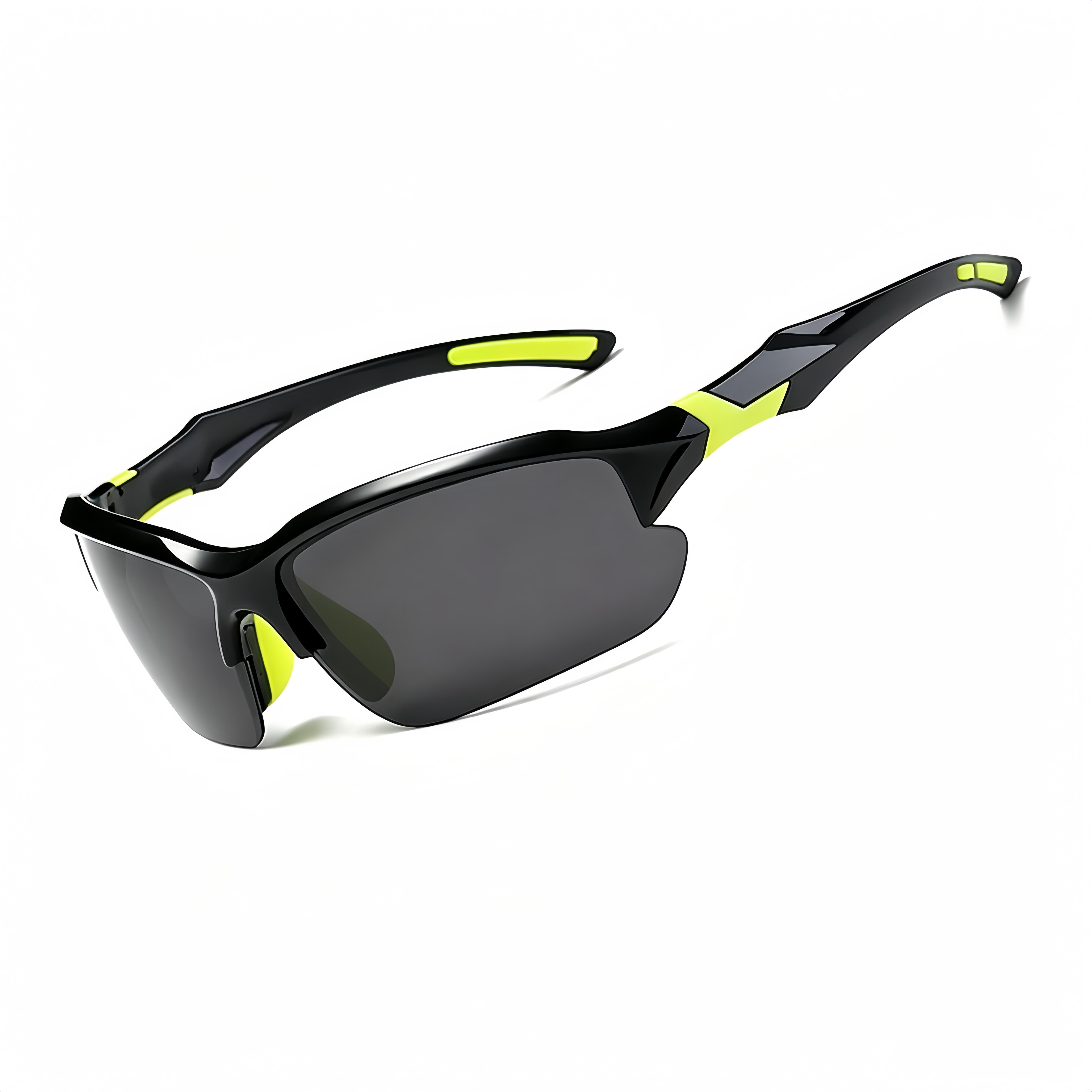 4-Pack Polarized Sunglasses for Male & Female - Rimless, Lightweight, Windproof Multi-Sports Eyewear with Polarised Lens, Ideal for Driving, Square/Cat Eye/Oversized Styles, Adult Gifts